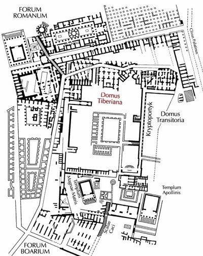 Domus Tiberiana Planimetry