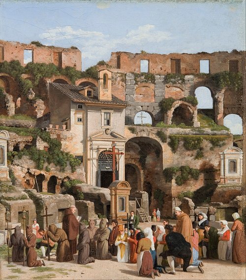 Christoffer_Wilhelm_Eckersberg_-_View_of_the_interior_of_the_Colosseum_-_Google_Art_Project