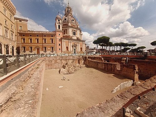 Hadrian’s Auditoria rear side
