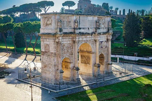 Arch of Constantine - Aereal View