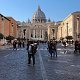 View of St. Peter's square from the Tiber river