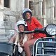 Rome Night Vespa Tour - Orange Tree Garden View