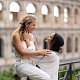 Elegant moment in white by the Colosseum
Classic and timeless portraits at Rome’s iconic landmark